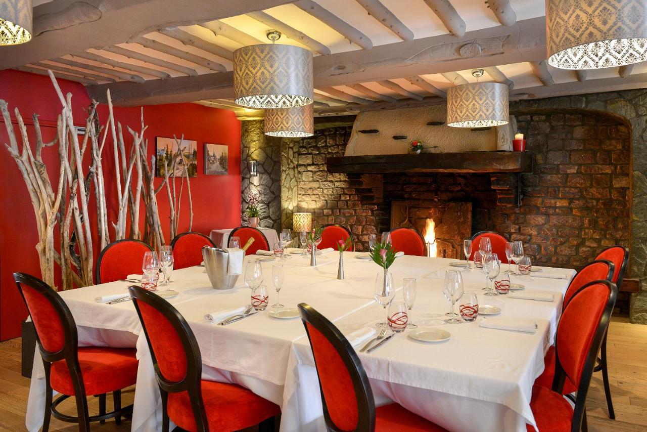 Logis Hotel Spa Restaurant Au Site Normand Clécy Eksteriør billede